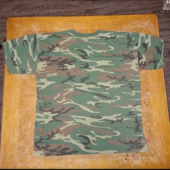 80's Vintage Tee Swing Camo Tee Shirt Mens Size 3XL Made In USA single stitch. - Picture 2 of 6